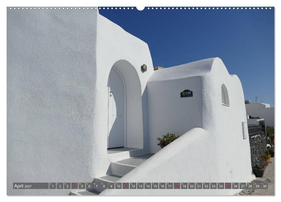 Santorini - Insel ewiger Liebe (CALVENDO Wandkalender 2027)