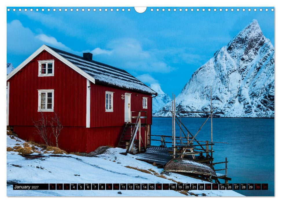 Lofoten. Nature Water Light (CALVENDO Monthly Calendar 2027)
