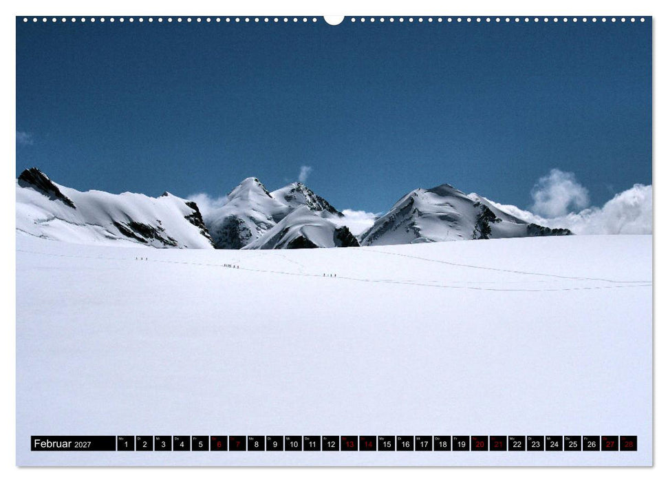 Monte Rosa Classic - Die klassische Tour um das Monte Rosa Massiv (CALVENDO Wandkalender 2027)