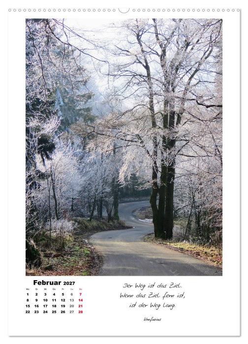 Wege durchs Jahr - Spaziergänge im schönen Nordhessen (CALVENDO Wandkalender 2027)
