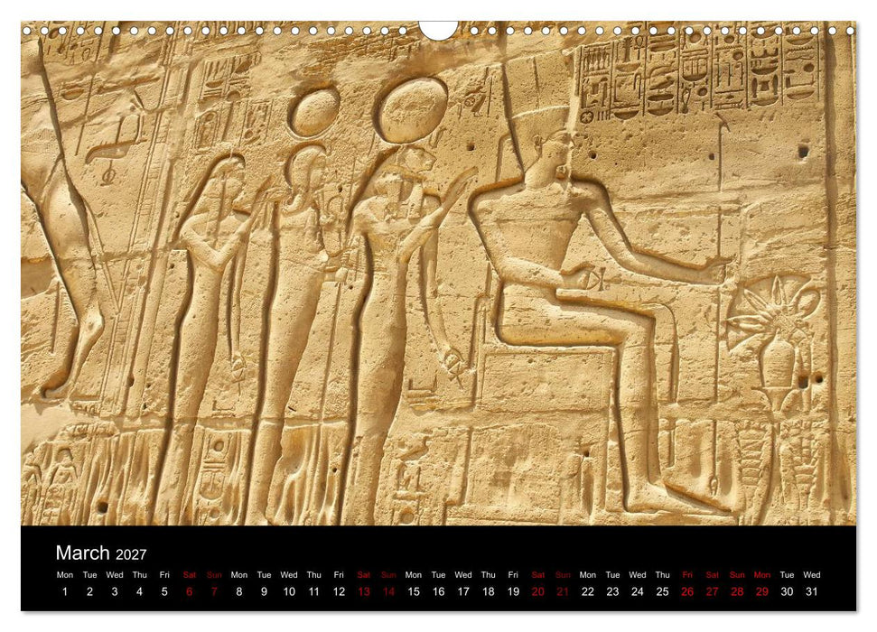 On the trail of the ancient Egypt (CALVENDO Monthly Calendar 2027)