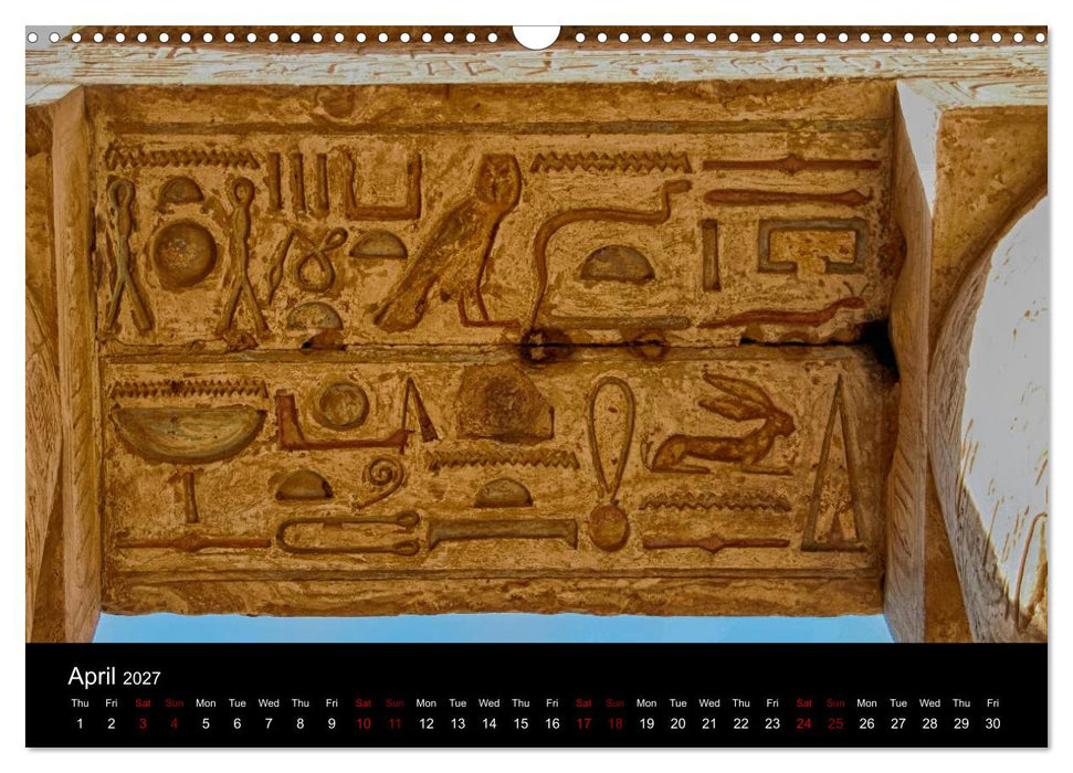 On the trail of the ancient Egypt (CALVENDO Monthly Calendar 2027)
