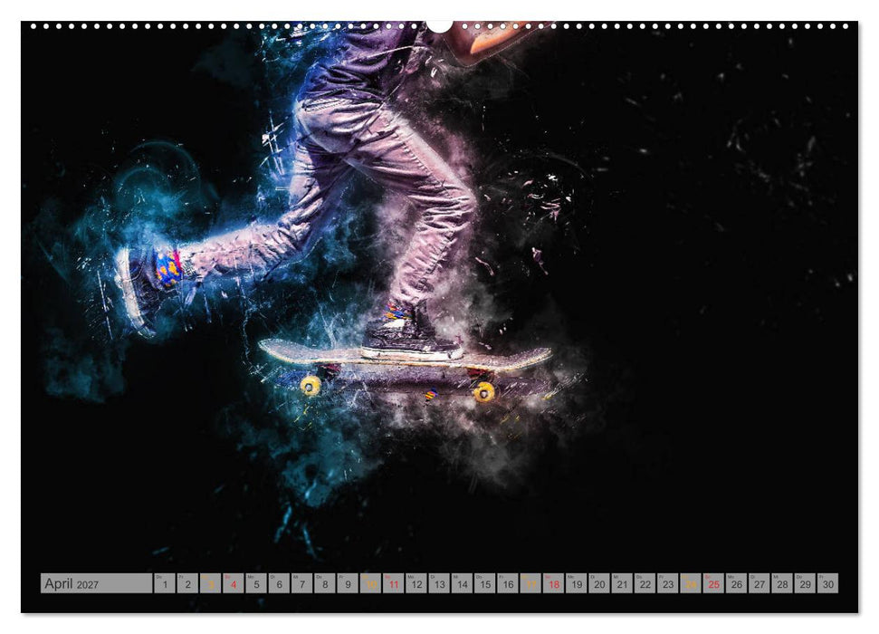 Skateboarding - extrem cool (CALVENDO Premium Wandkalender 2027)