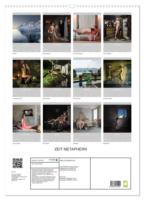 ZEIT METAPHERN (CALVENDO Wandkalender 2027)