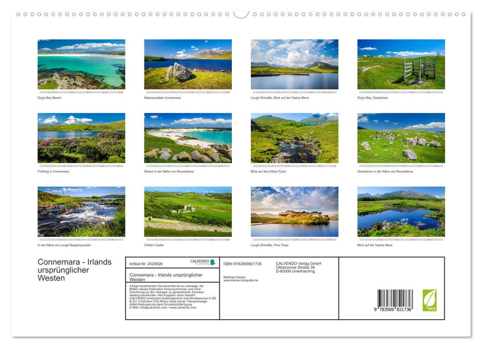 Connemara - Irlands ursprünglicher Westen (CALVENDO Premium Wandkalender 2027)