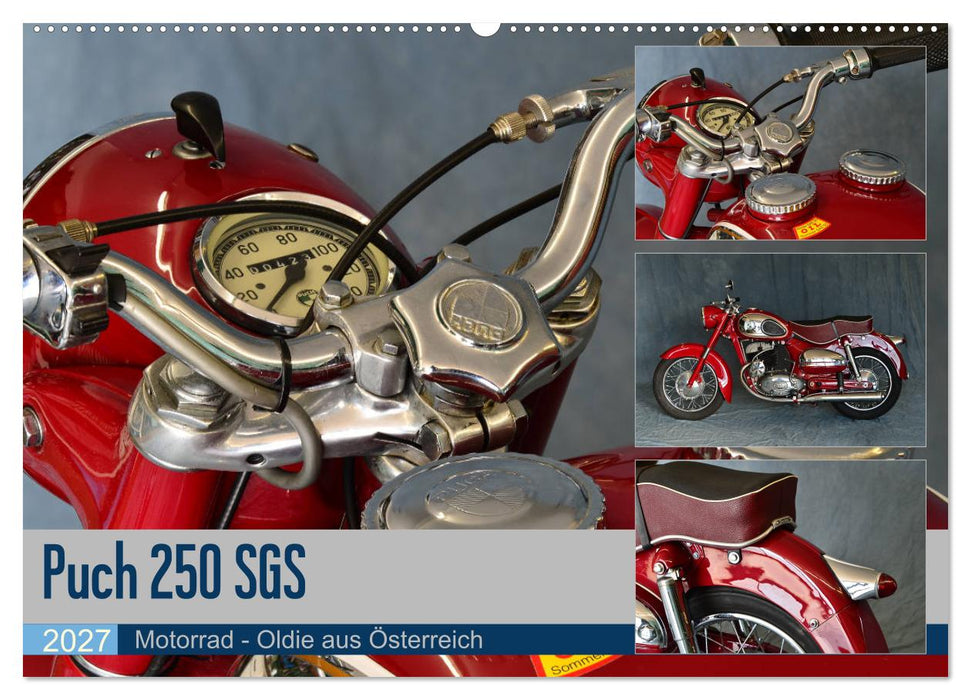 Puch 250 SGS Motorrad - Oldie aus Österreich (CALVENDO Wandkalender 2027)