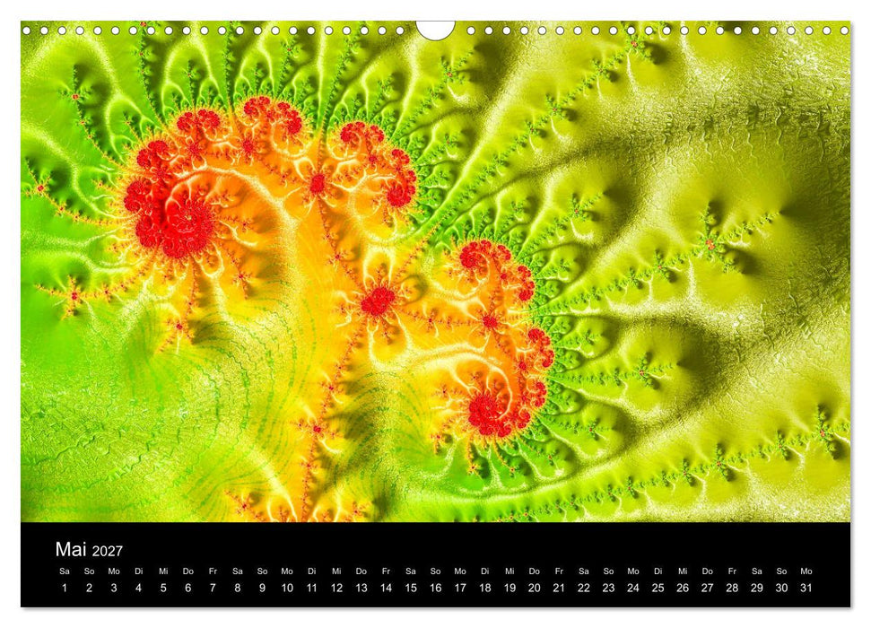 Fraktale - Farben - Formen 2027 (CALVENDO Wandkalender 2027)