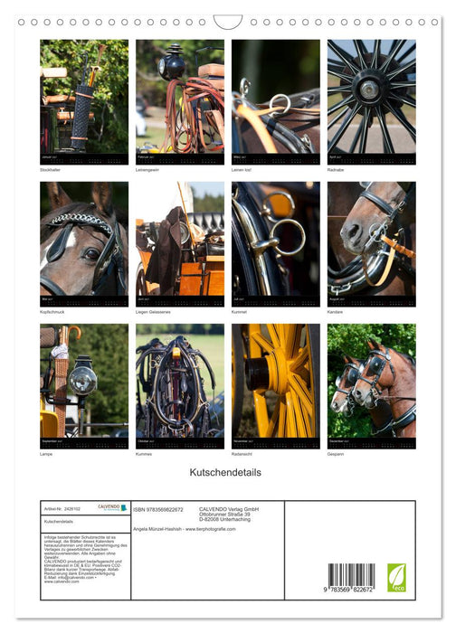 Kutschendetails (CALVENDO Wandkalender 2027)