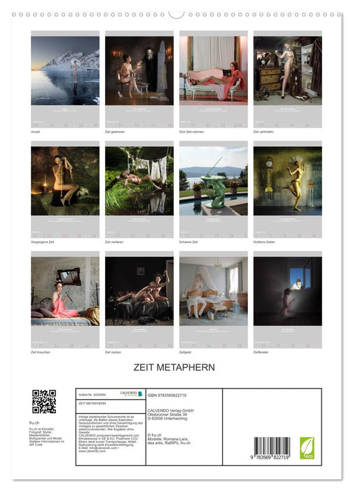 ZEIT METAPHERN (CALVENDO Premium Wandkalender 2027)