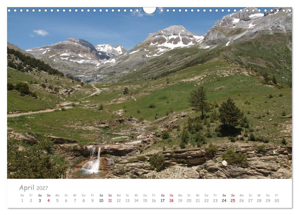 Traumlandschaften Spaniens - Pyrenäen 2027 (CALVENDO Wandkalender 2027)