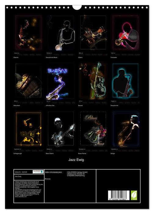 Jazz Ewig (CALVENDO Wandkalender 2027)