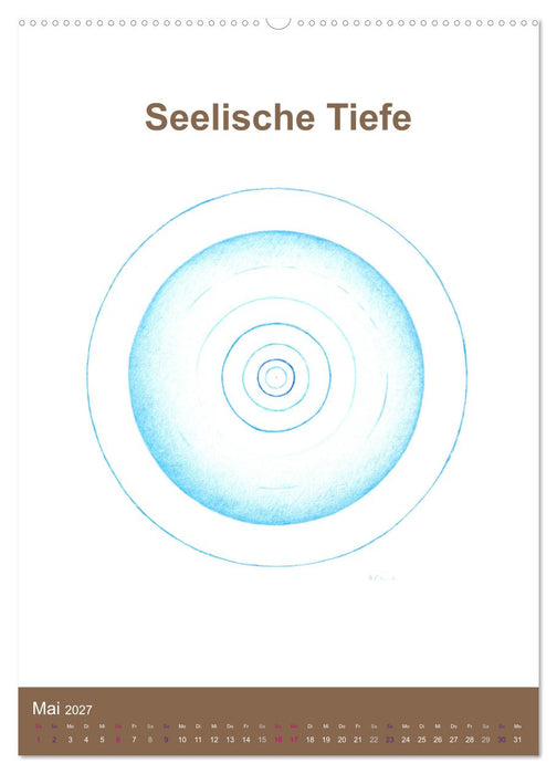 Delfinheilsymbole (CALVENDO Premium Wandkalender 2027)