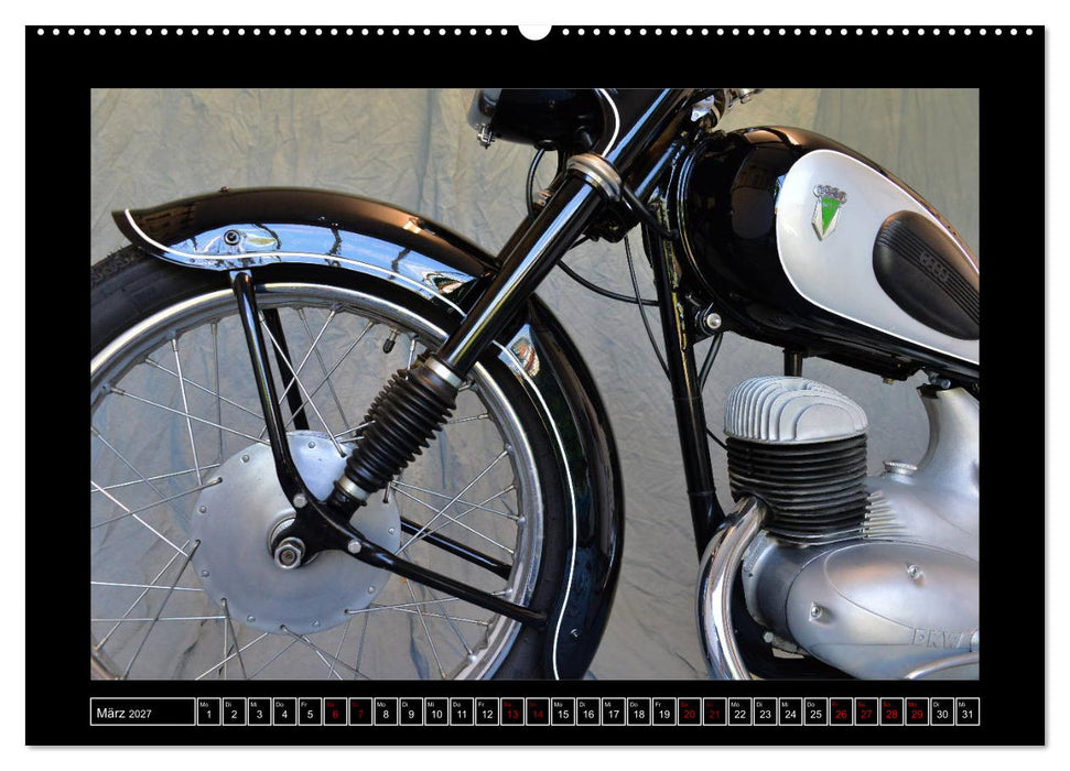 DKW RT 175 - Ein Motorrad der Auto Union (CALVENDO Wandkalender 2027)