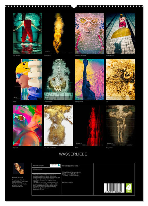 WASSERLIEBE (CALVENDO Premium Wandkalender 2027)