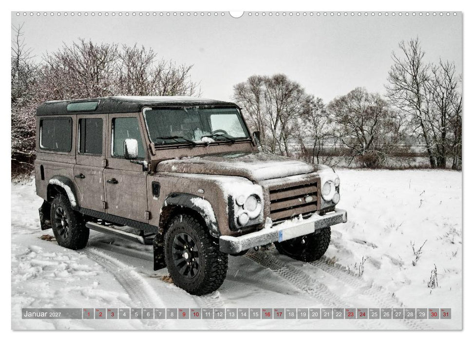 Mit dem 4x4 durch Europa (CALVENDO Wandkalender 2027)