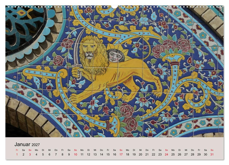 Unbekannter Iran (CALVENDO Wandkalender 2027)