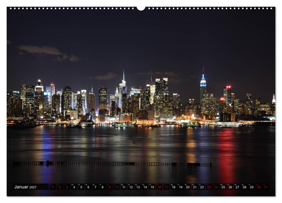 METROPOLEN - die schönsten Weltstädte bei Nacht (CALVENDO Wandkalender 2027)