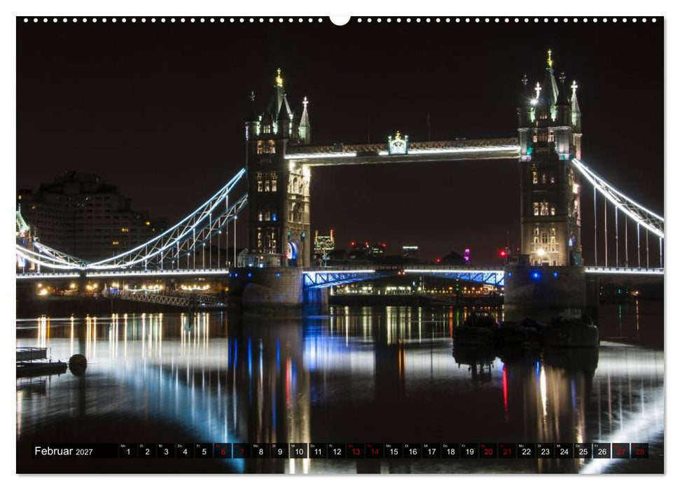 METROPOLEN - die schönsten Weltstädte bei Nacht (CALVENDO Wandkalender 2027)