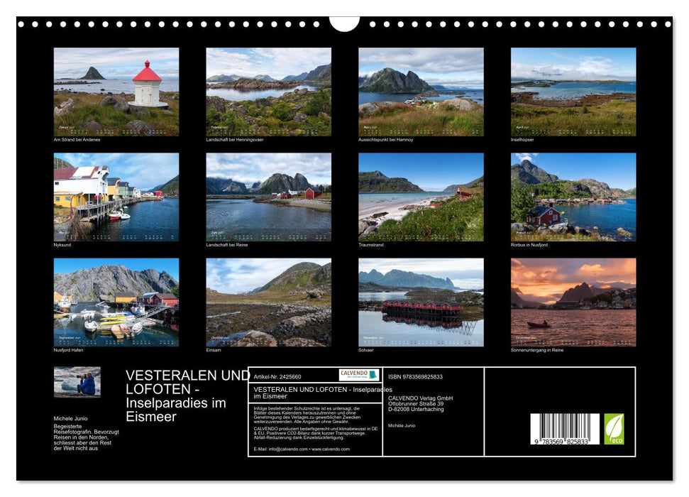 VESTERALEN UND LOFOTEN - Inselparadies im Eismeer (CALVENDO Wandkalender 2027)