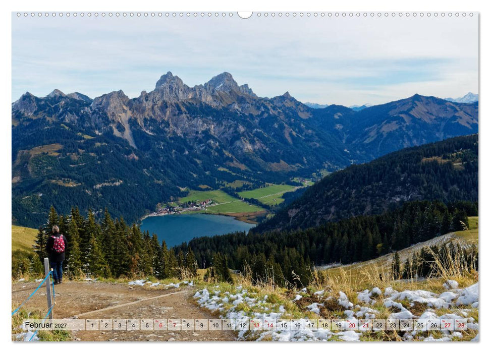 Herbst im Tannheimer Tal - Impressionen von Schattwald bis Nesselwängle (CALVENDO Premium Wandkalender 2027)