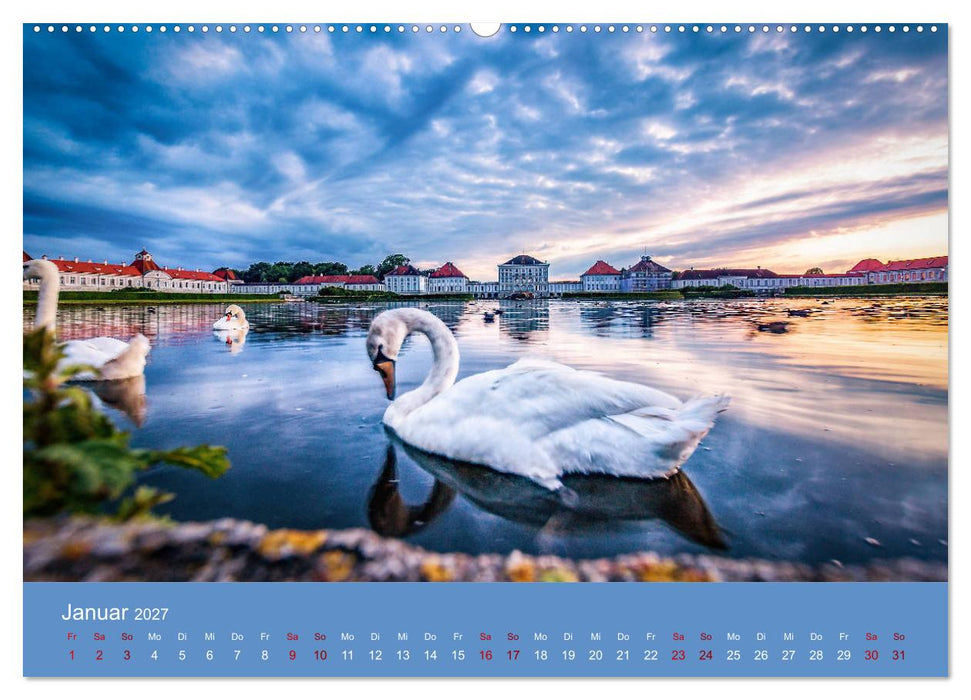 Bezauberndes München - Die bayrische Landeshauptstadt und ihr Umland. (CALVENDO Premium Wandkalender 2027)