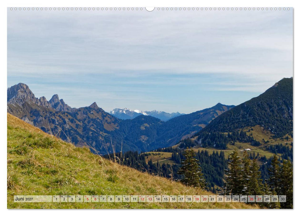 Herbst im Tannheimer Tal - Impressionen von Schattwald bis Nesselwängle (CALVENDO Wandkalender 2027)