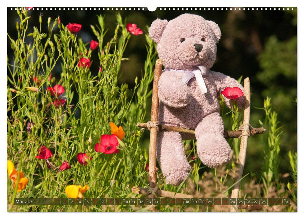 Kunterbunte Bärenwelt - Teddys (CALVENDO Wandkalender 2027)