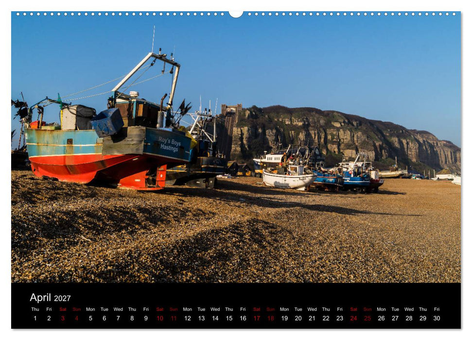 Photographs of Hastings and St Leonards (CALVENDO Premium-Calendar 2027)