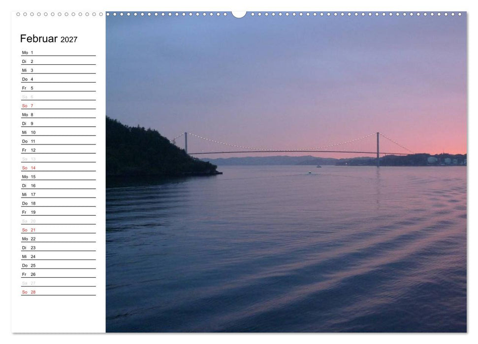 Impressionen von Norwegen entlang der Hurtigruten (CALVENDO Wandkalender 2027)