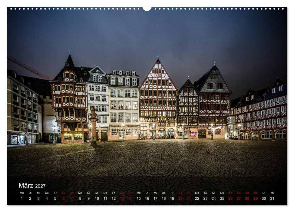 Frankfurt city view (CALVENDO Premium Wandkalender 2027)