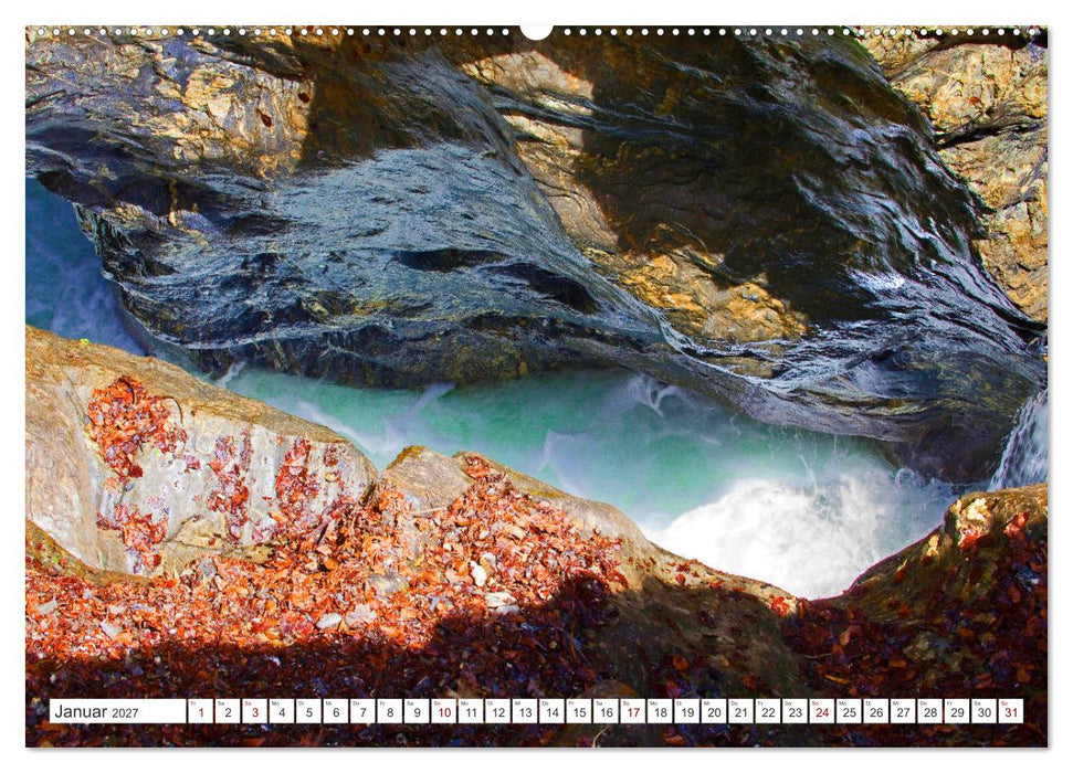 Ausflugsziele im Land Salzburg (CALVENDO Premium Wandkalender 2027)