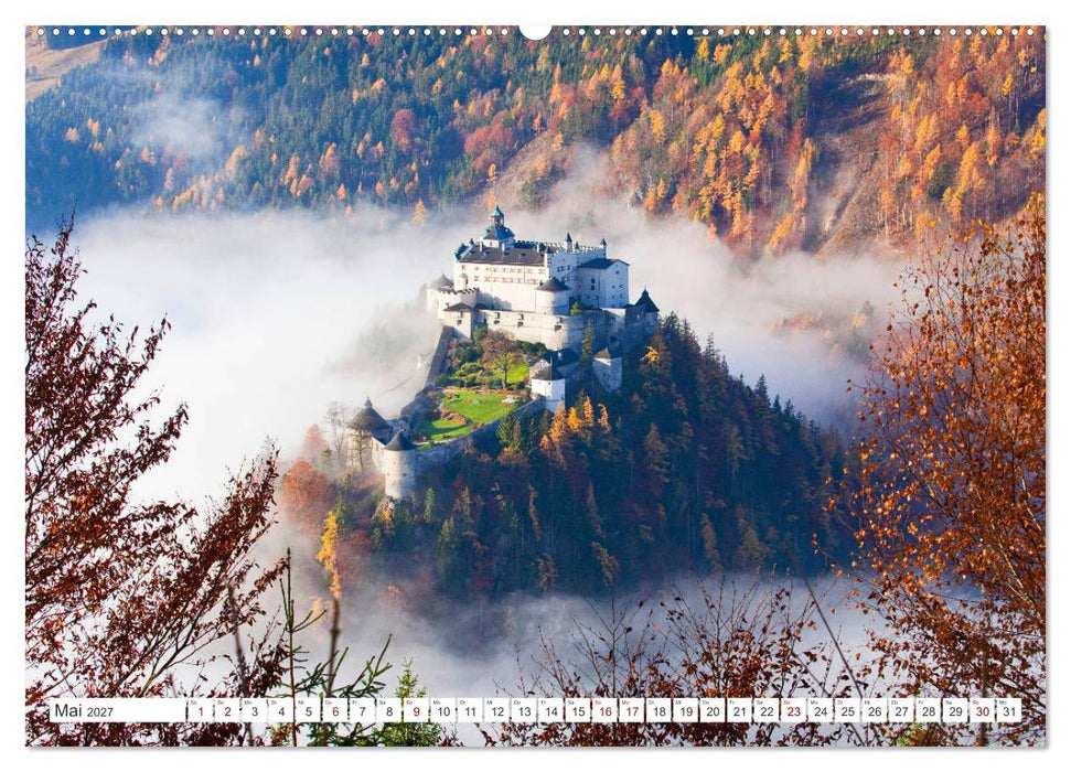 Ausflugsziele im Land Salzburg (CALVENDO Premium Wandkalender 2027)