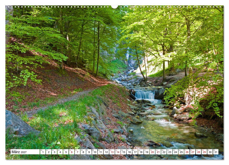 Kraftplätze in den Bergen (CALVENDO Premium Wandkalender 2027)