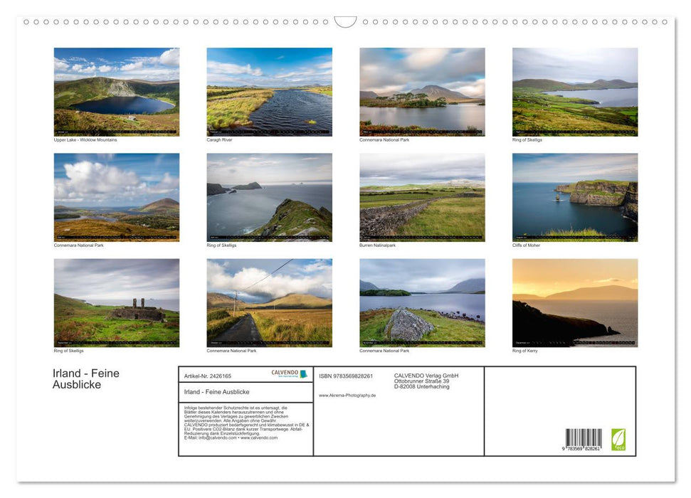 Irland - Feine Ausblicke (CALVENDO Wandkalender 2027)