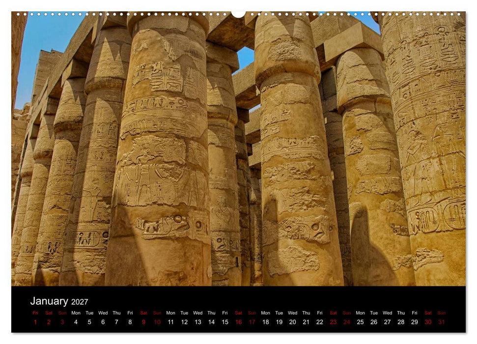 On the trail of the ancient Egypt (CALVENDO Premium-Calendar 2027)