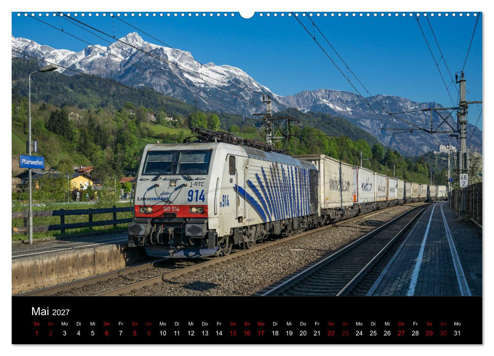 Die Bahn im Salzburgerland (CALVENDO Wandkalender 2027)