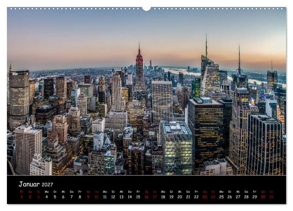 New York City - Impressionen (CALVENDO Premium Wandkalender 2027)