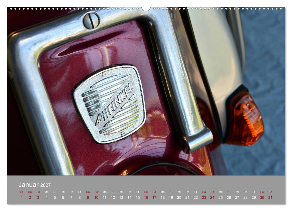 Heinkel Tourist 103-A2 Ein Freund fürs Leben (CALVENDO Premium Wandkalender 2027)