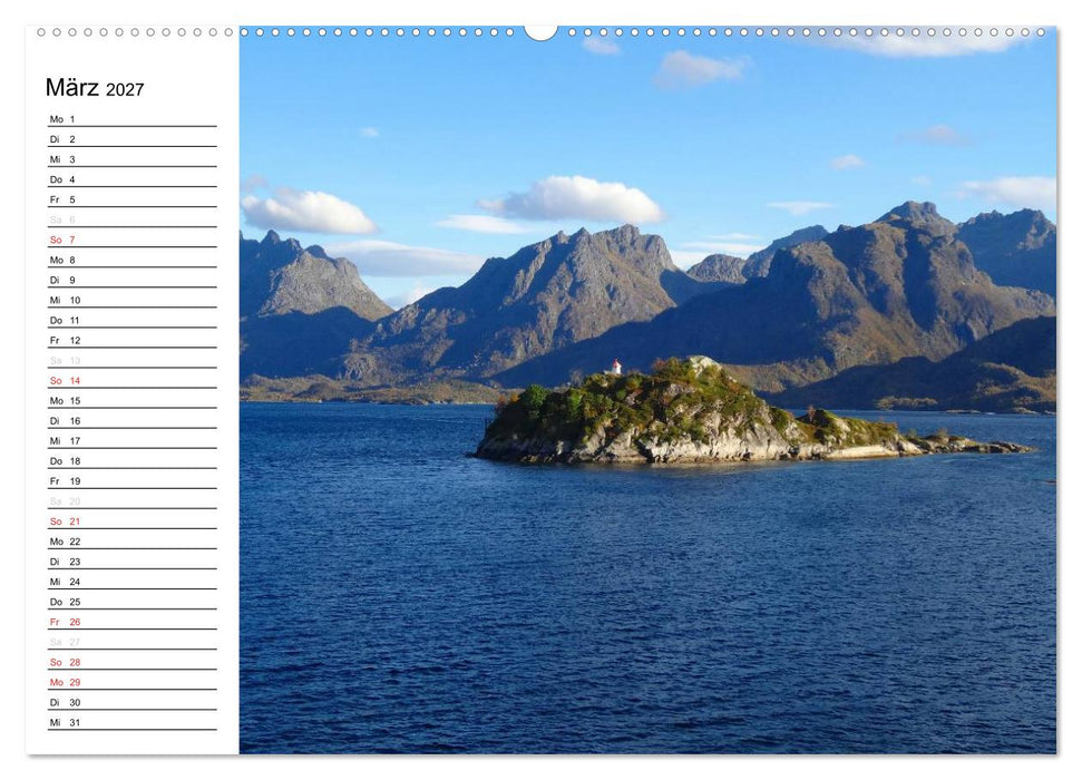 Impressionen von Norwegen entlang der Hurtigruten (CALVENDO Premium Wandkalender 2027)
