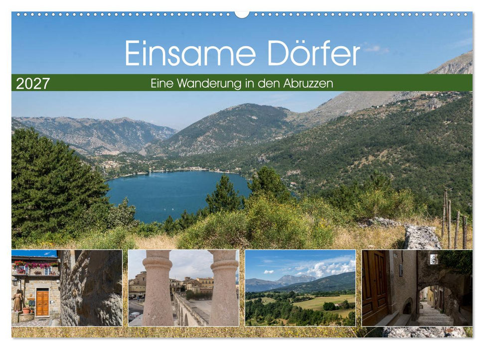 Einsame Dörfer - Eine Wanderung in den Abruzzen (CALVENDO Wandkalender 2027)