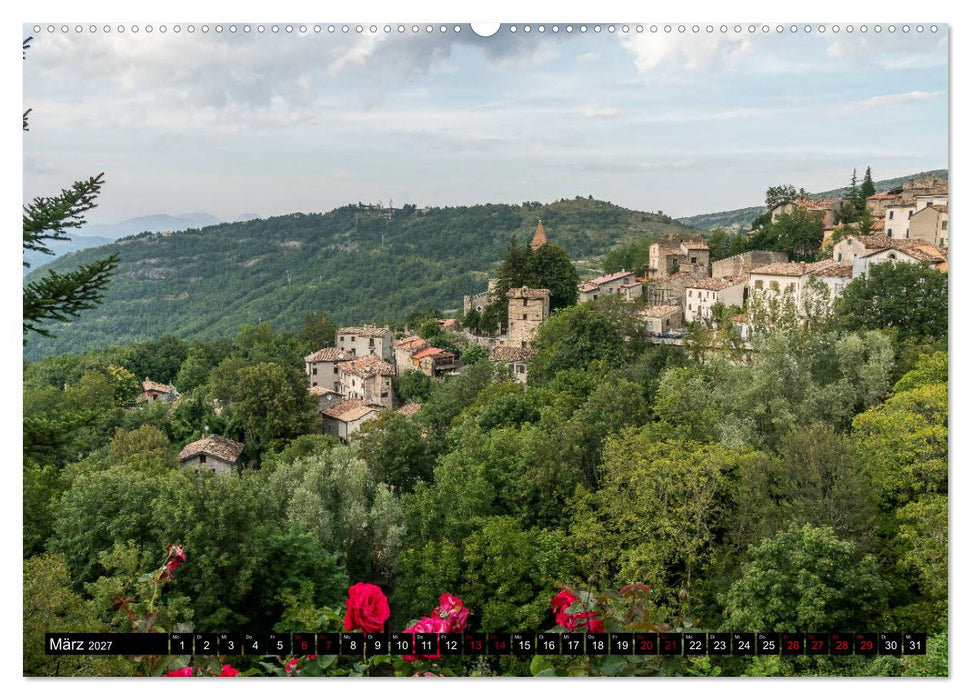 Einsame Dörfer - Eine Wanderung in den Abruzzen (CALVENDO Wandkalender 2027)