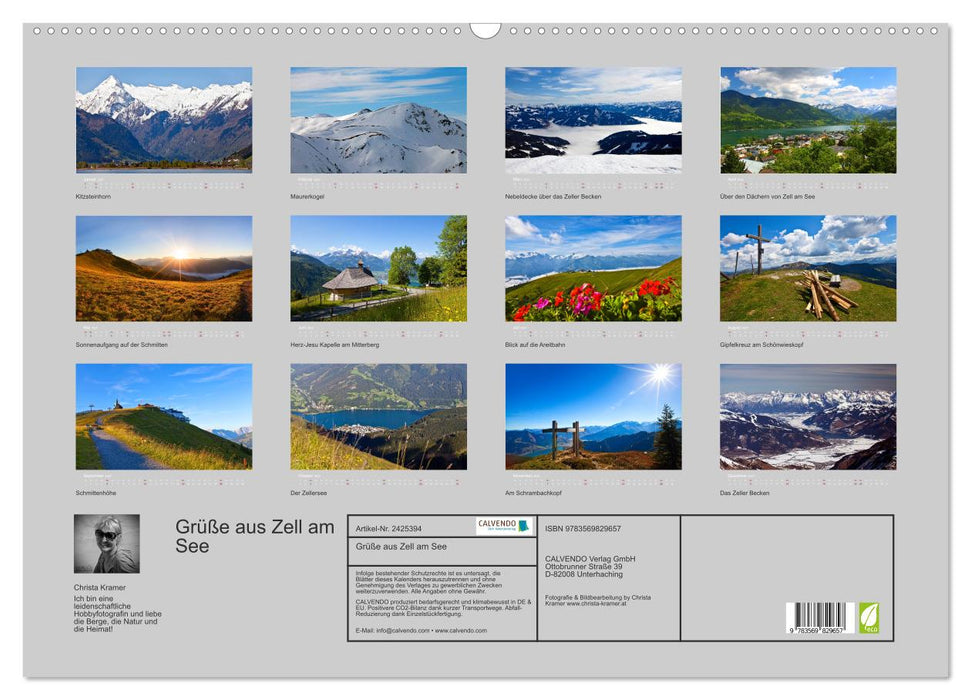 Grüße aus Zell am See (CALVENDO Wandkalender 2027)