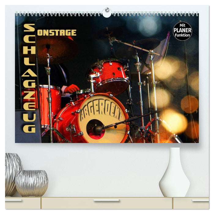 Schlagzeug onstage - "abgerockt" (CALVENDO Premium Wandkalender 2027)