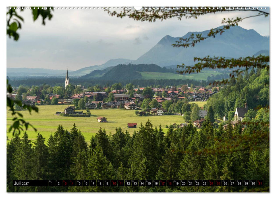 Oberstdorf und Umgebung (CALVENDO Premium Wandkalender 2027)