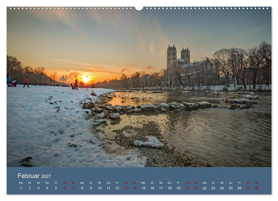 Bezauberndes München - Die bayrische Landeshauptstadt und ihr Umland. (CALVENDO Wandkalender 2027)