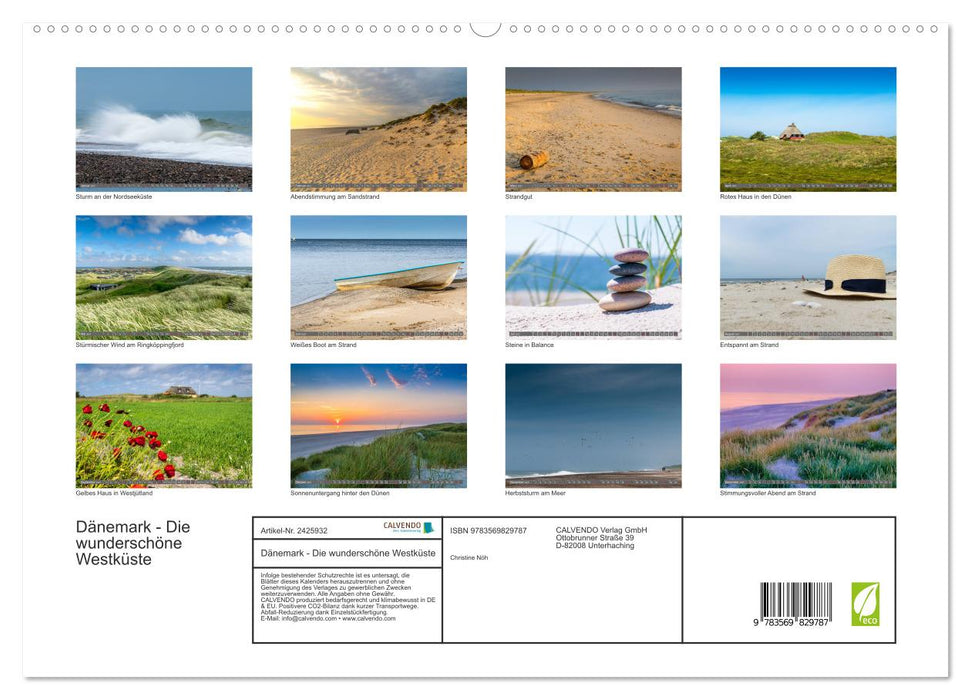 Dänemark - Die wunderschöne Westküste (CALVENDO Premium Wandkalender 2027)