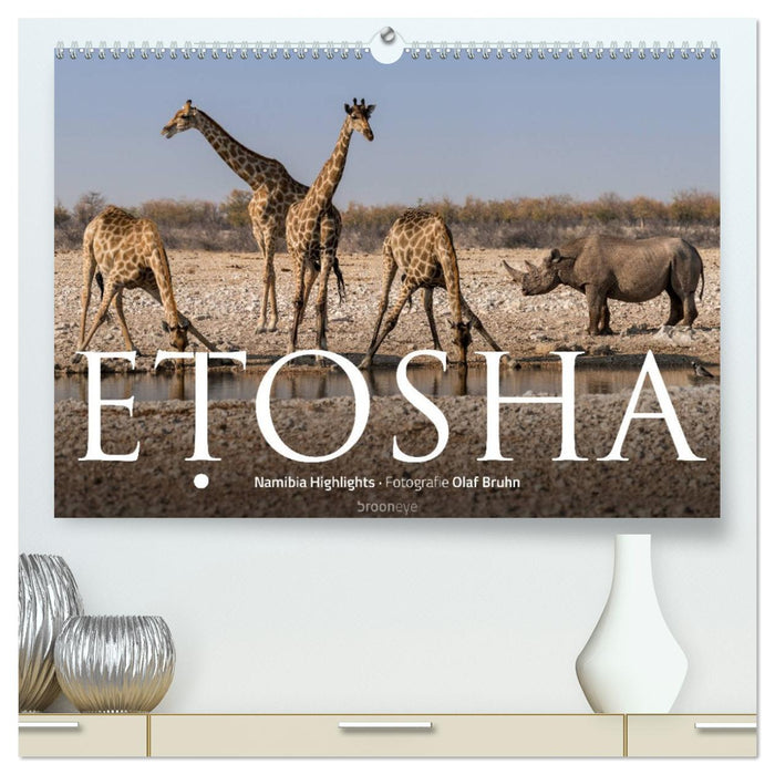 ETOSHA – Namibia Highlights (CALVENDO Premium Wandkalender 2027)
