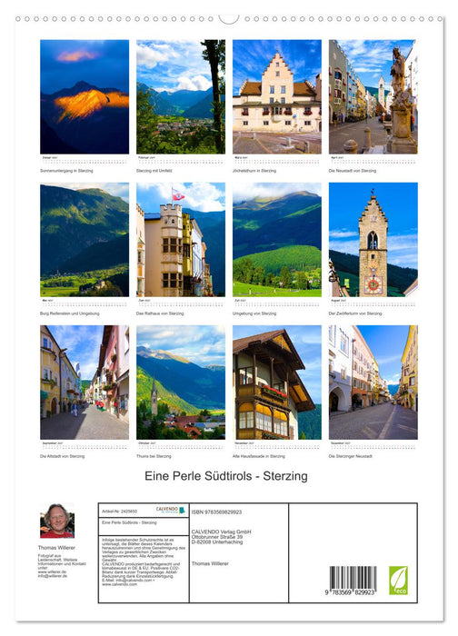 Eine Perle Südtirols - Sterzing (CALVENDO Premium Wandkalender 2027)