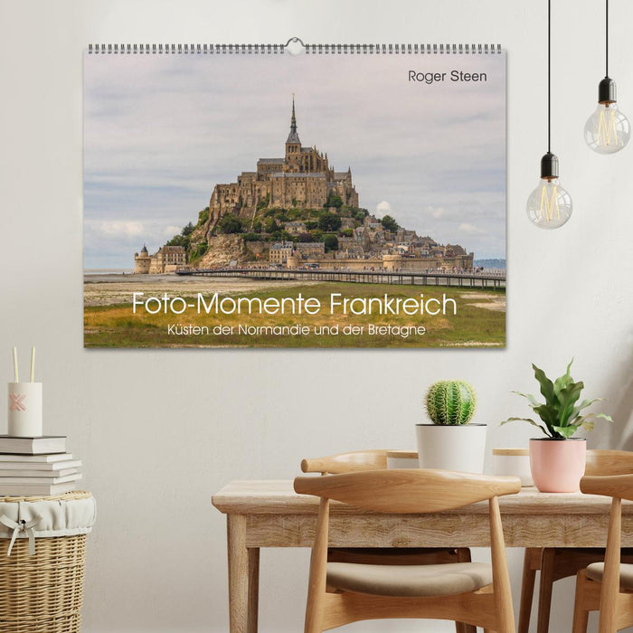 Küsten der Normandie und der Bretagne (CALVENDO Wandkalender 2027)