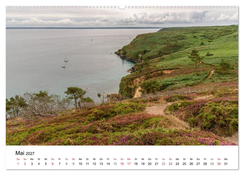 Küsten der Normandie und der Bretagne (CALVENDO Wandkalender 2027)